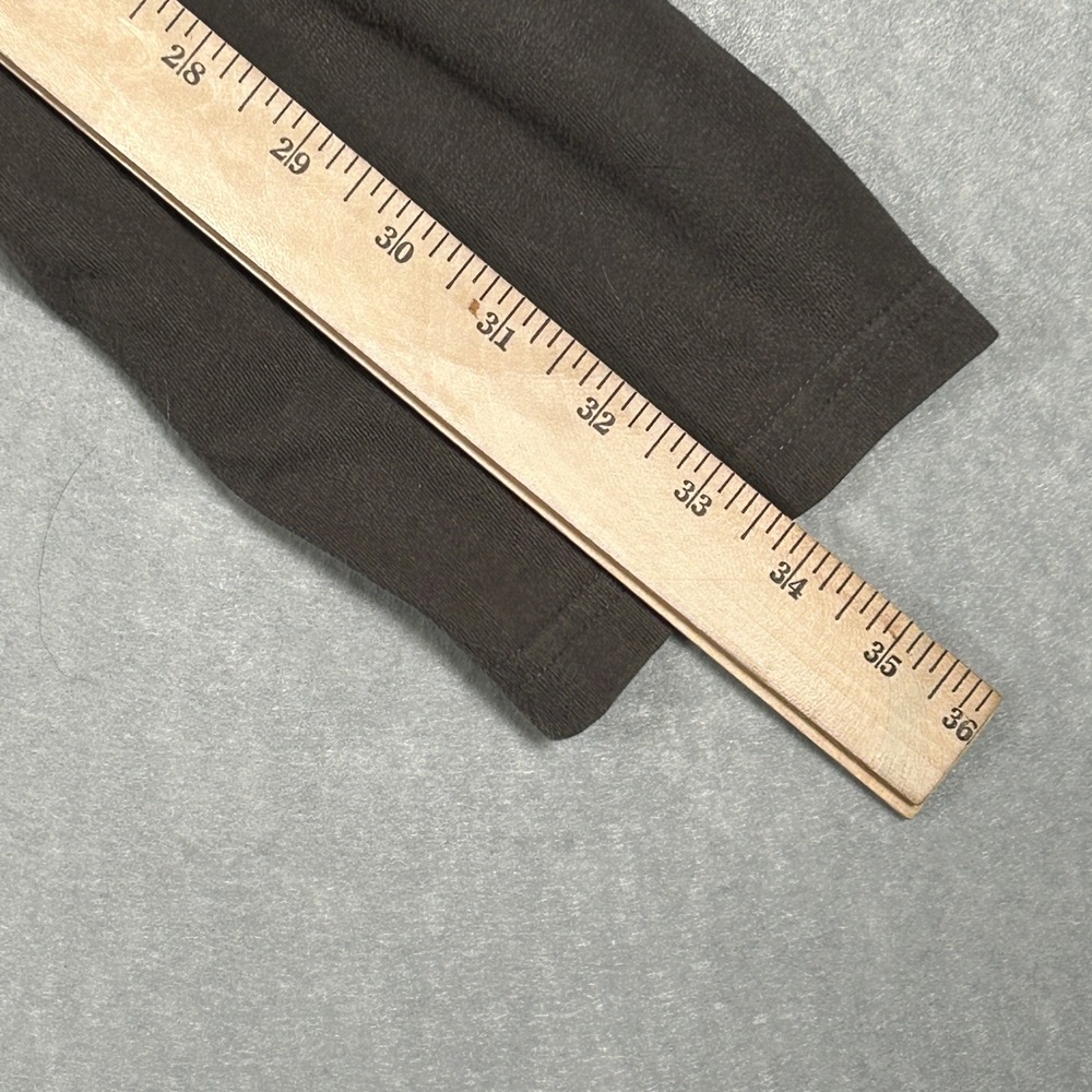 Polo Jeans Co Ralph Lauren T-Shirt Mens L Brown Solid Long Sleeve Logo Graphic - Picture 12 of 12
